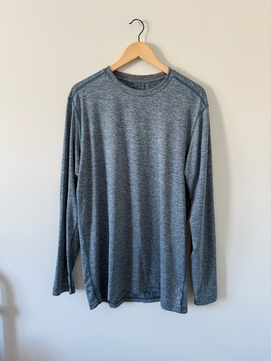Champion Other - Champion Long Sleeve Crewneck Shirt - Heather Blue